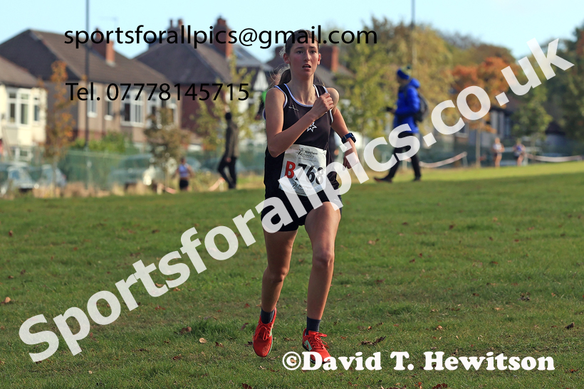 Womens Under-18s 2026 Northern Cross Country Relays, Graves Park, Sheffield. Photo: David T. Hewitson/Sports for All Pics